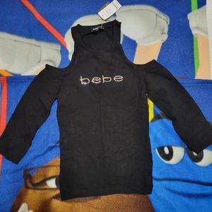 Bebe cold shoulder sweater